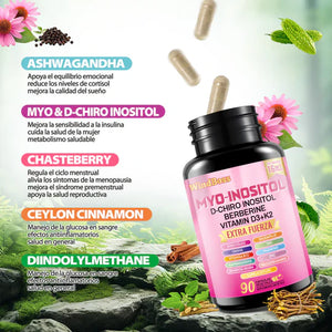 MYO-INOSITOL + CORTI-SOOTHE-energía y bienestar natural 🌿