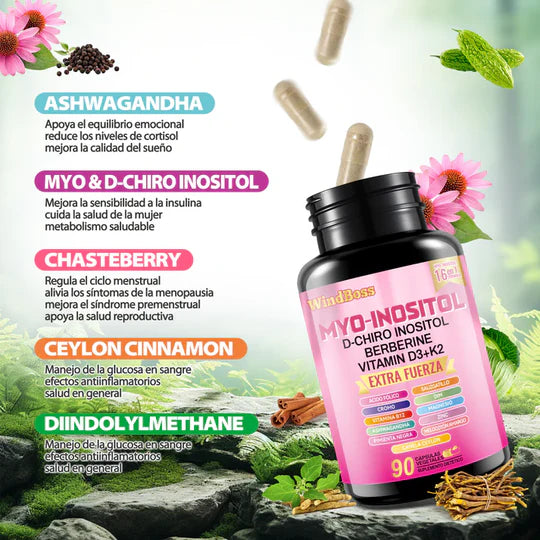 MYO-INOSITOL + CORTI-SOOTHE-energía y bienestar natural 🌿
