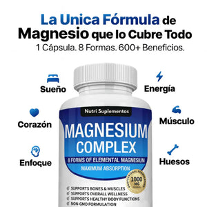 Magnesio Complex ™ l Complejo de magnesio 8 en 1