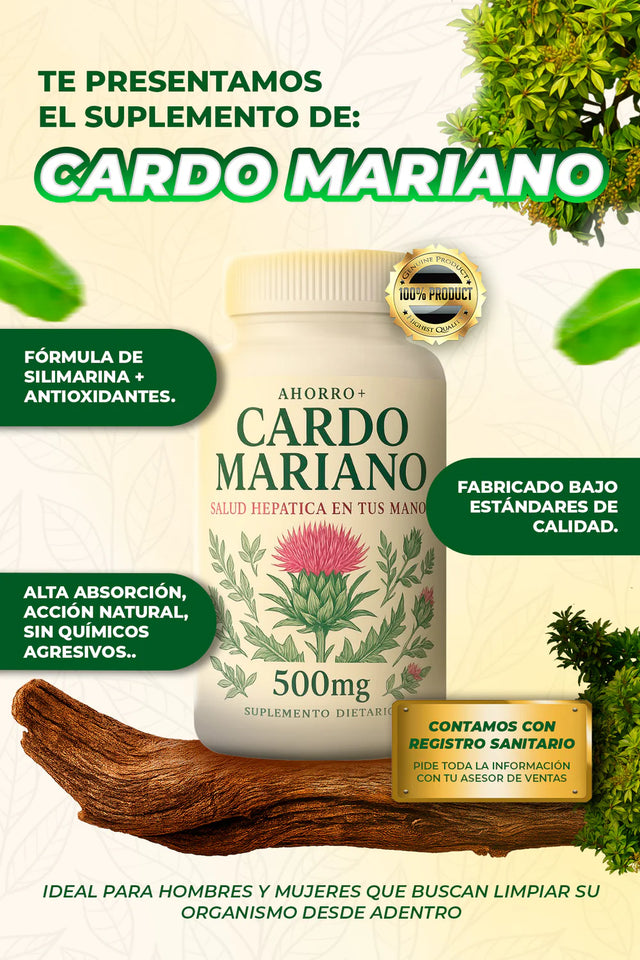 🌿💊CARDO MARIANO  - SALUD EPATICA EN TUS MANOS  ⭐⭐⭐