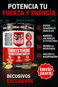 TURKESTERONE OLD SCHOOL-POTENCIA TU FUERZA Y ENEGIA