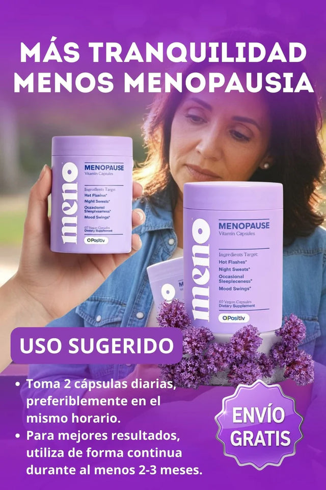 Meno Formula Natural – Apoyo para la Menopausia 🌿