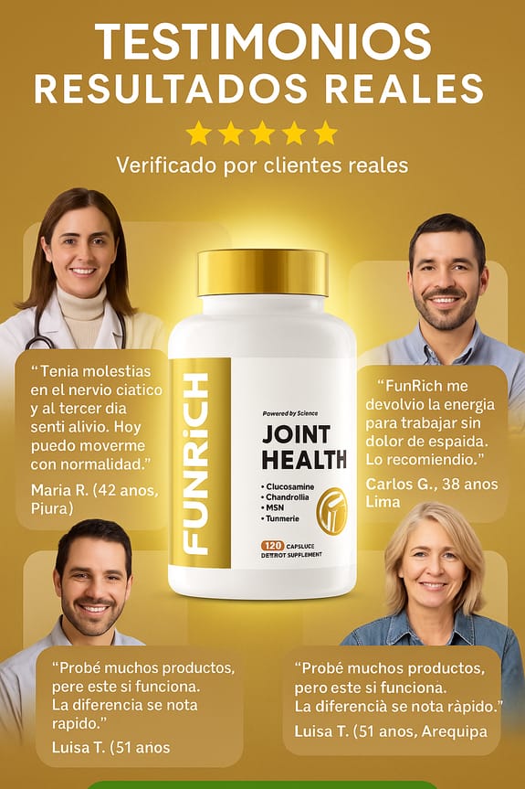JOINT HEALTH FORMULA 100% NATURAL - ALIVIO ARTICULAR