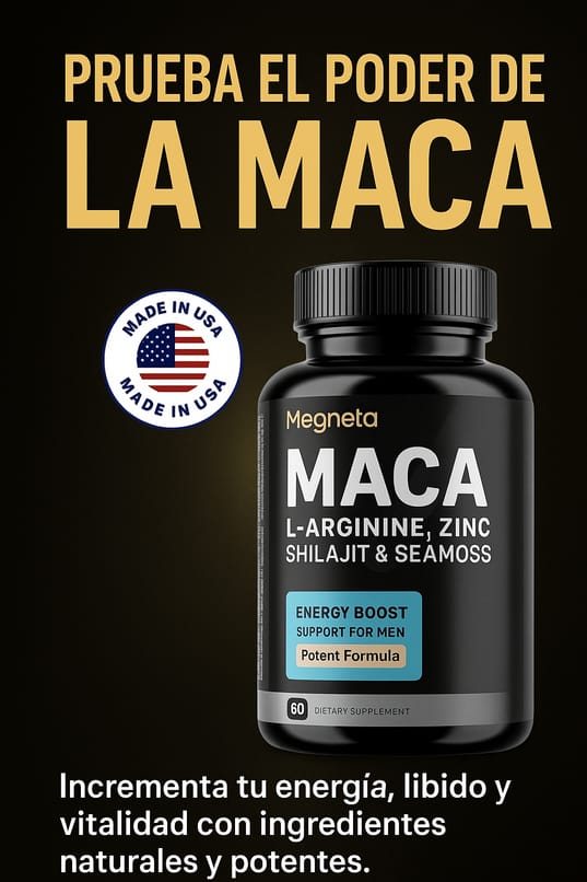 💪 MACA + L-ARGININA: FÓRMULA AVANZADA PARA UN RENDIMIENTO TOTAL💥🔥