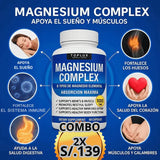 Magnesio Complex ™ l Complejo de magnesio 8 en 1