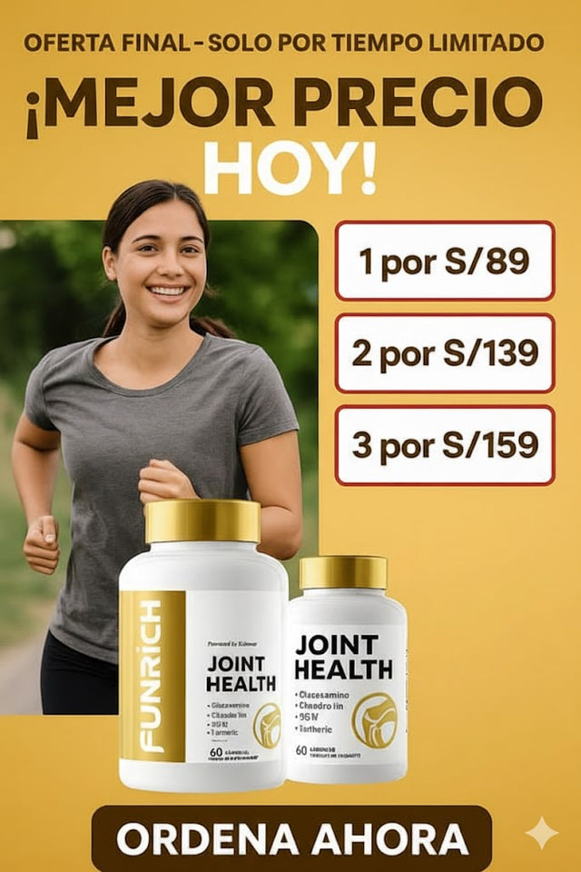 JOINT HEALTH FORMULA 100% NATURAL - ALIVIO ARTICULAR