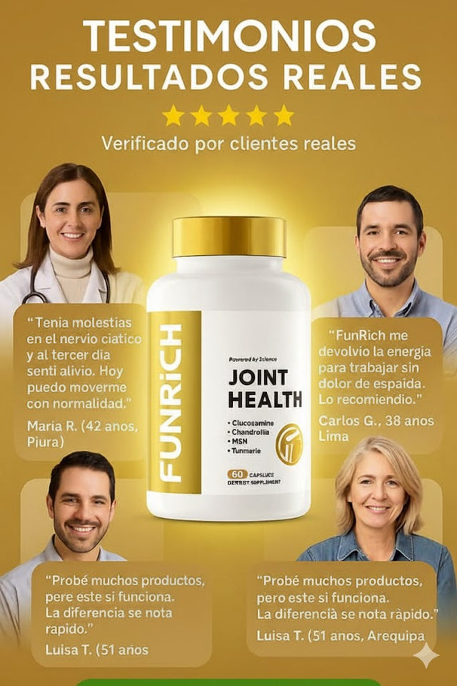 JOINT HEALTH FORMULA 100% NATURAL - ALIVIO ARTICULAR